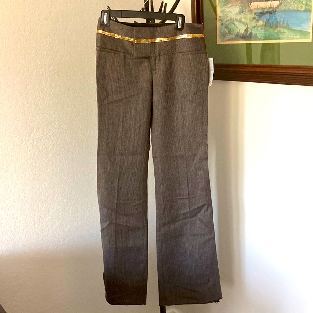 Alvin Valley Wool Straight Flare Pants Size 36